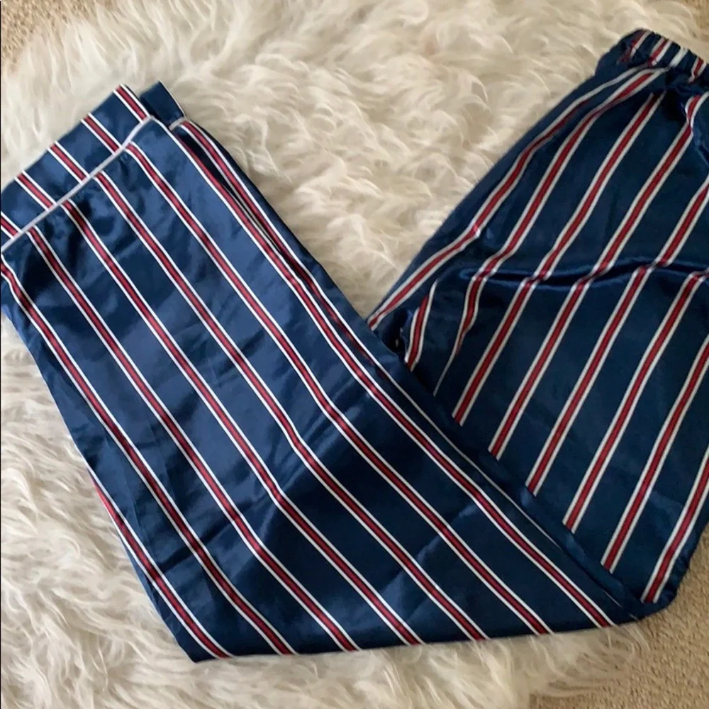 Blue striped silky Pj set small - Picture 8 of 8